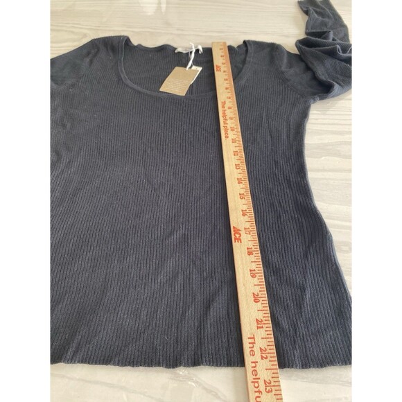 Madewell Merino Wool-Silk Blend Scoopneck Sweater NWT Size L Large - Picture 11 of 13